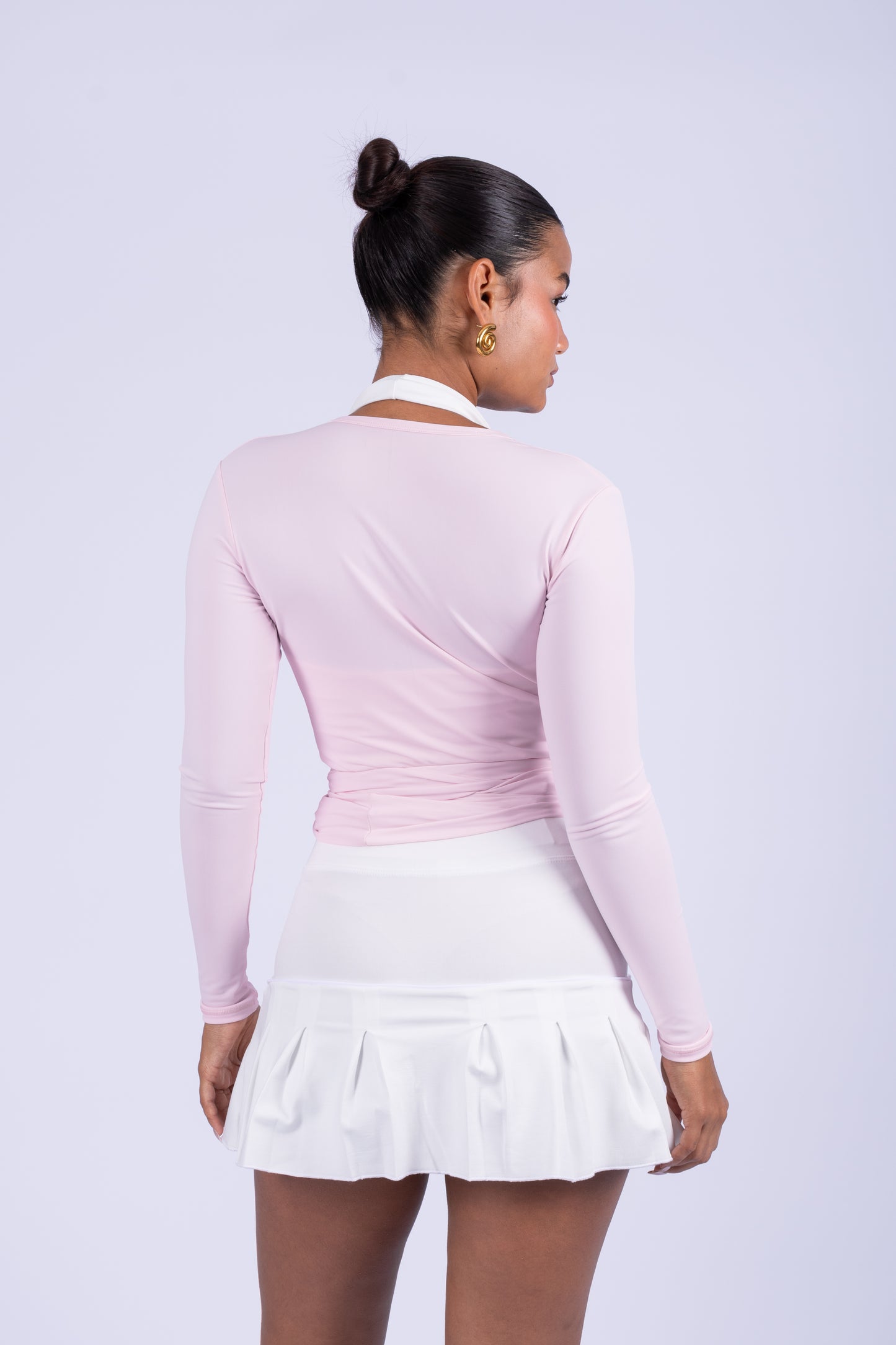 WRAP PINK TOP