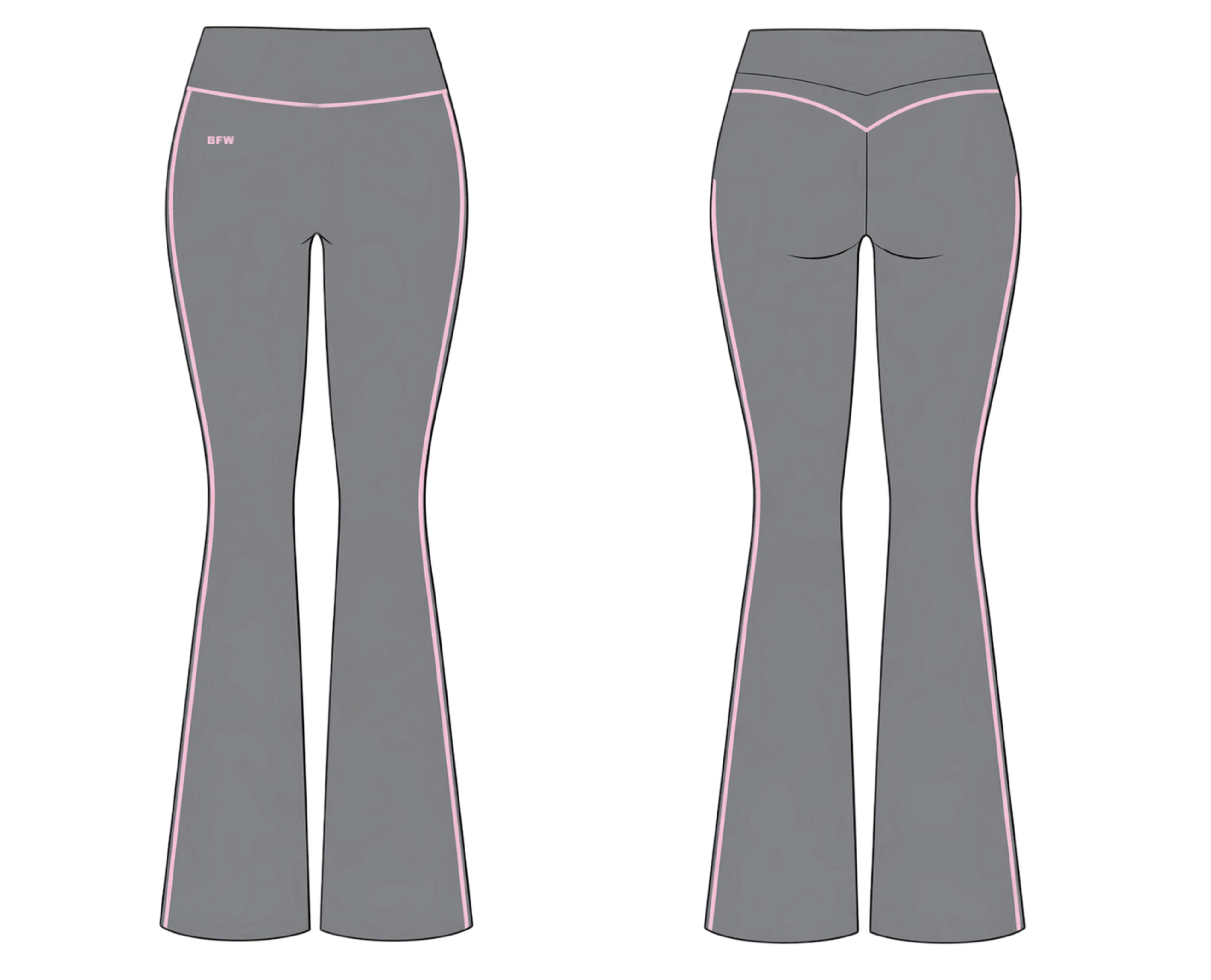 PANT CANDY PINK🎀GRAY🩶