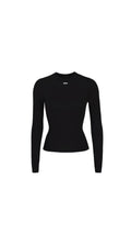 Camiseta deportiva manga larga negro