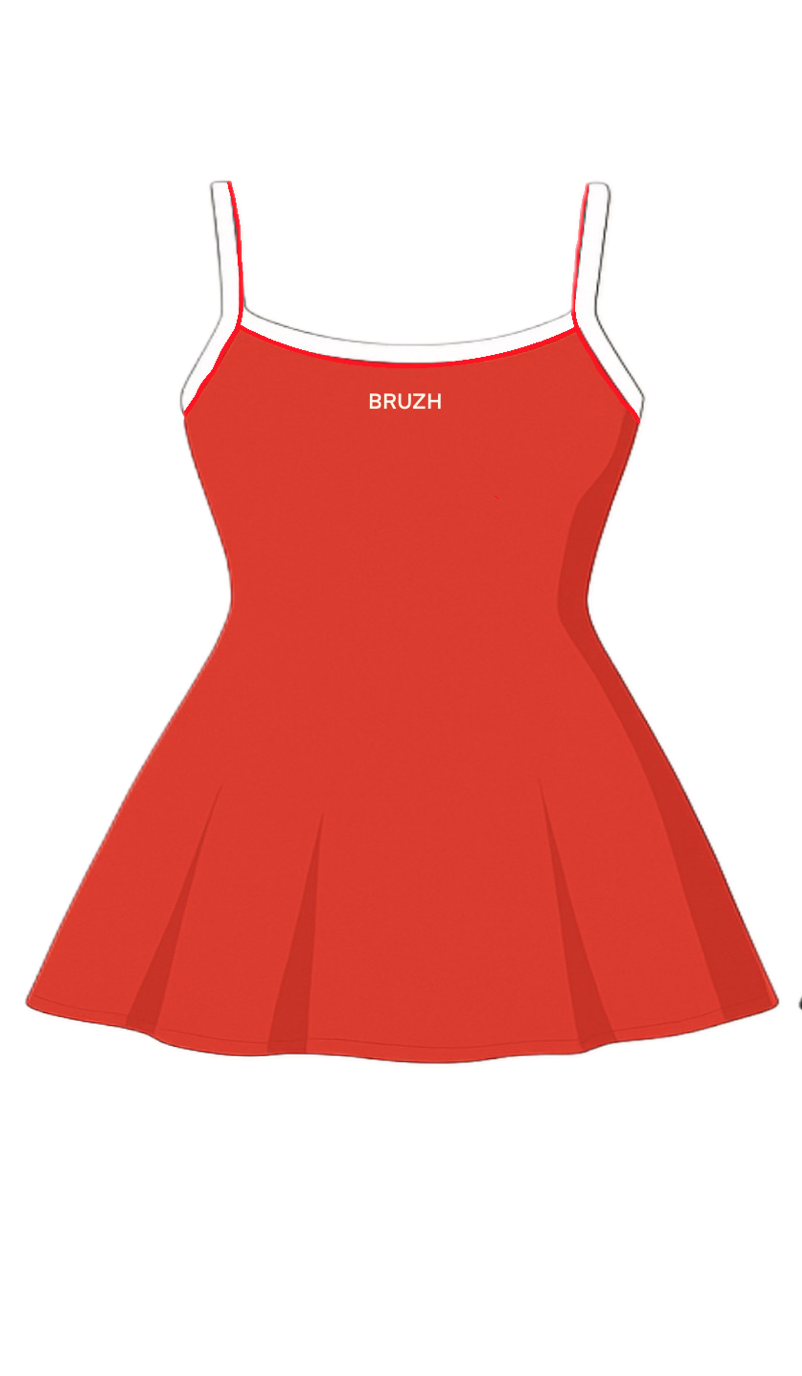 RED FAJA DRESS