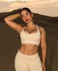 CREAM SPORT BRA