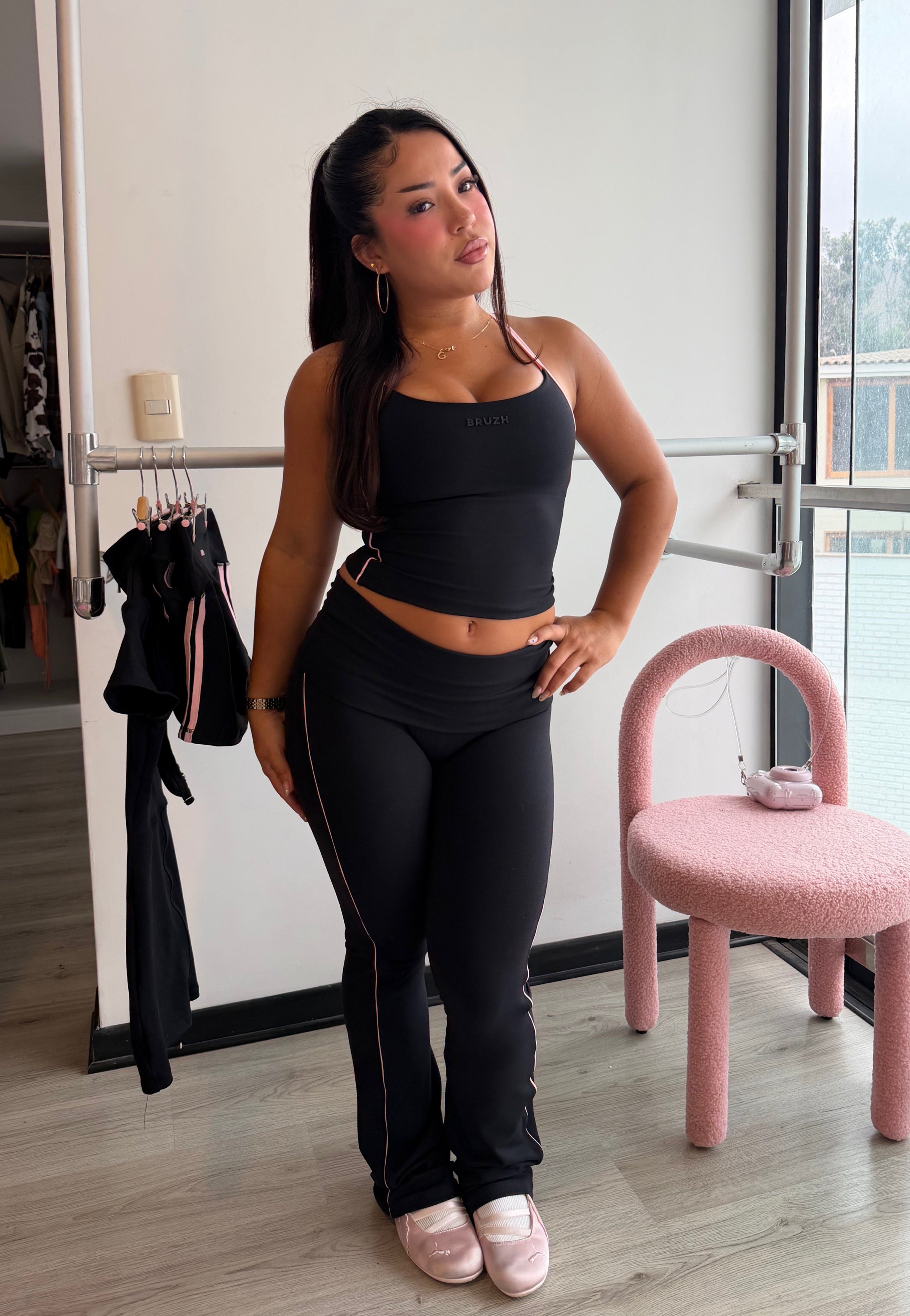 BLACK🖤+🎀PINK VIVIDI FAJA