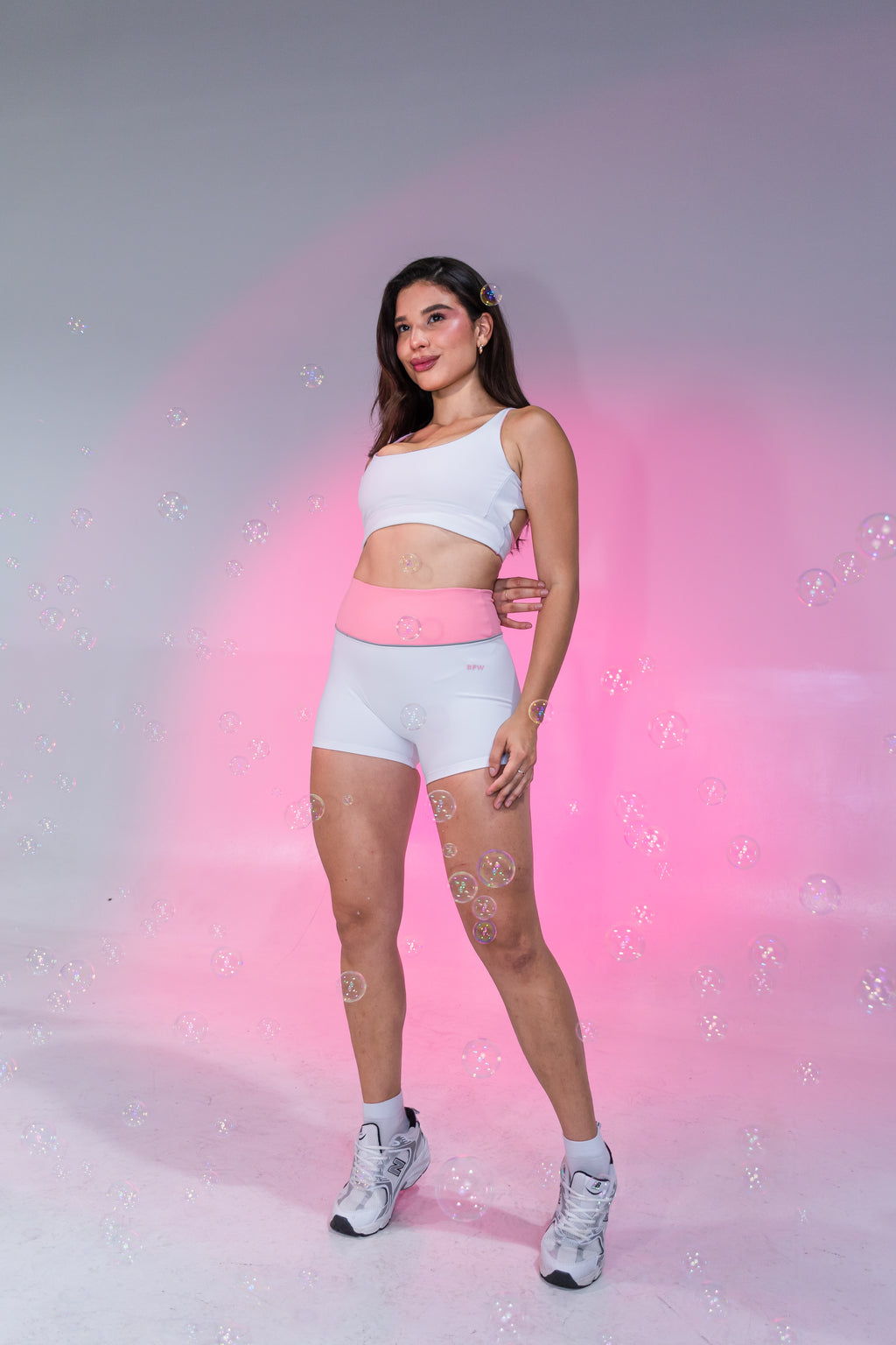REVERSIBLE TOP WHITE + PINK⭐️