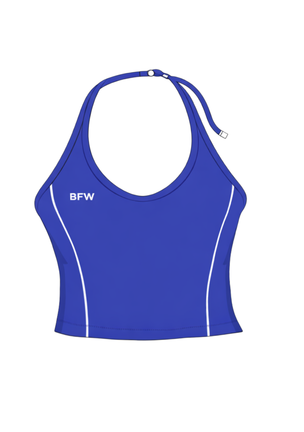 HALTER TOP ÍNDIGO