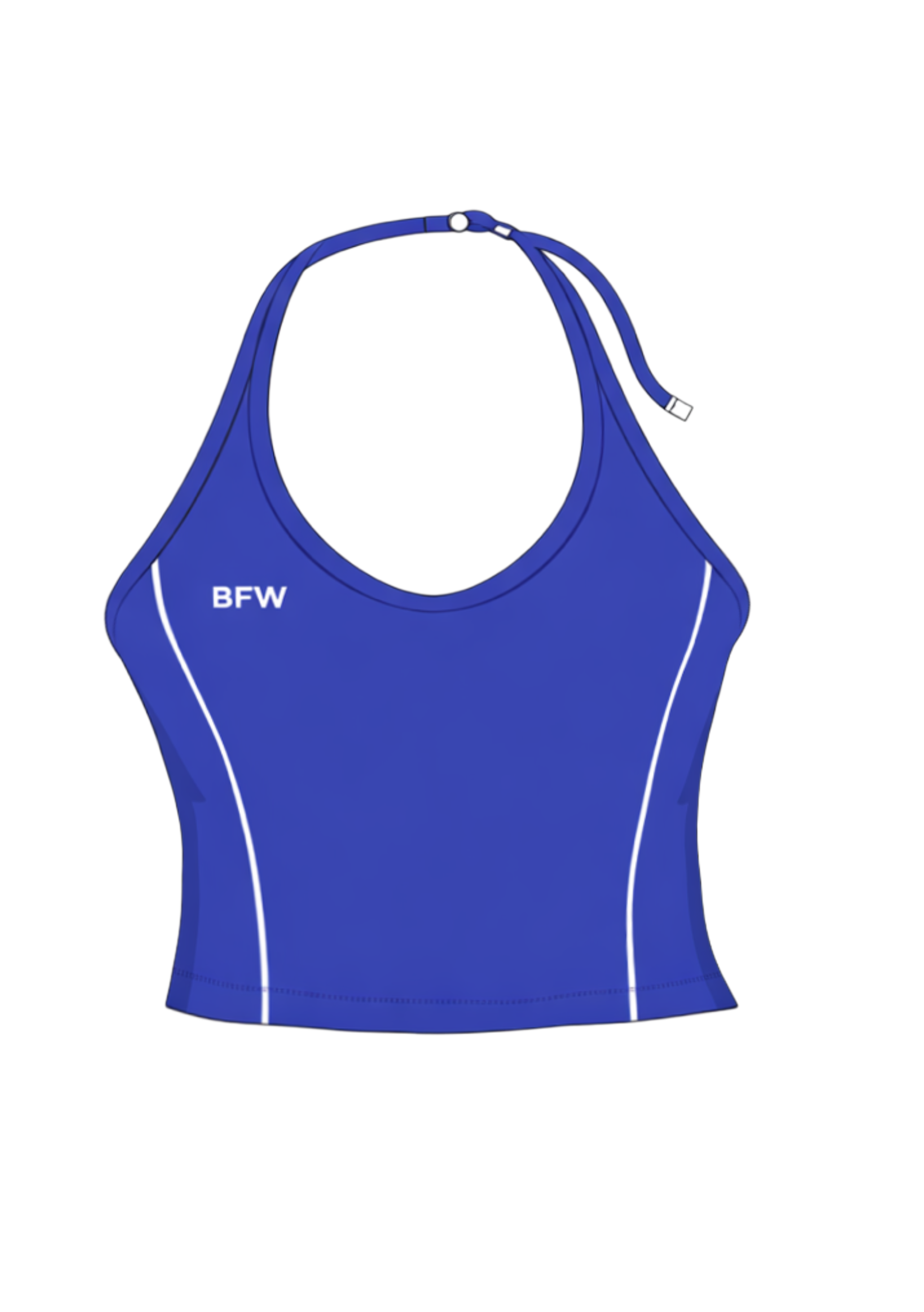 HALTER TOP ÍNDIGO