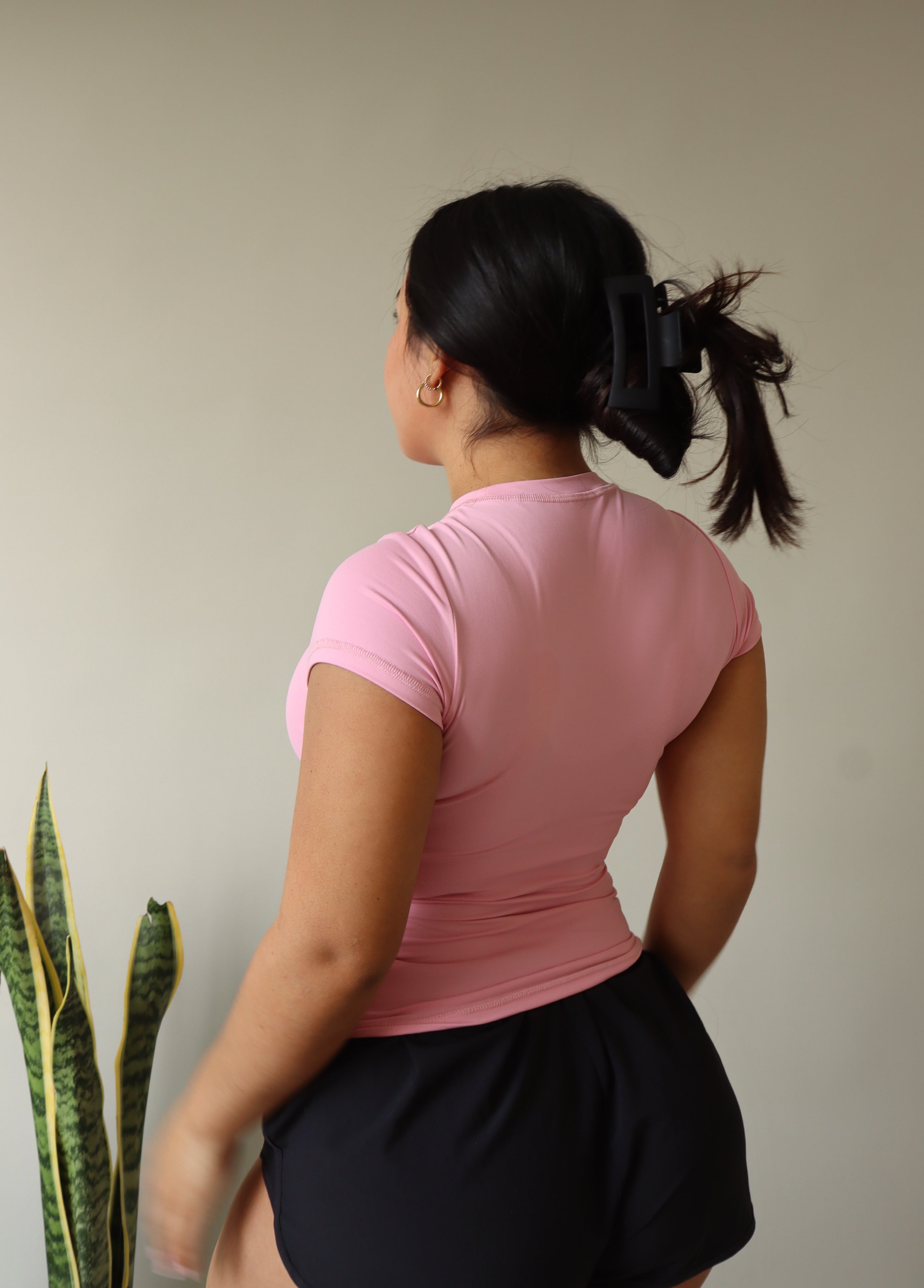 Pink basic tshirt