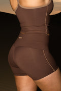 DARK BROWN FOLD OVER SHORT
