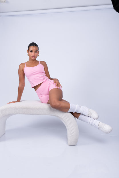 ballerina pink contrast set