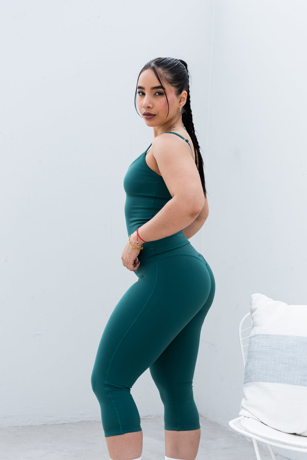 VERDE HOJA CAPRI LEGGIN