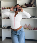 JACKET FAJA WHITE PINK