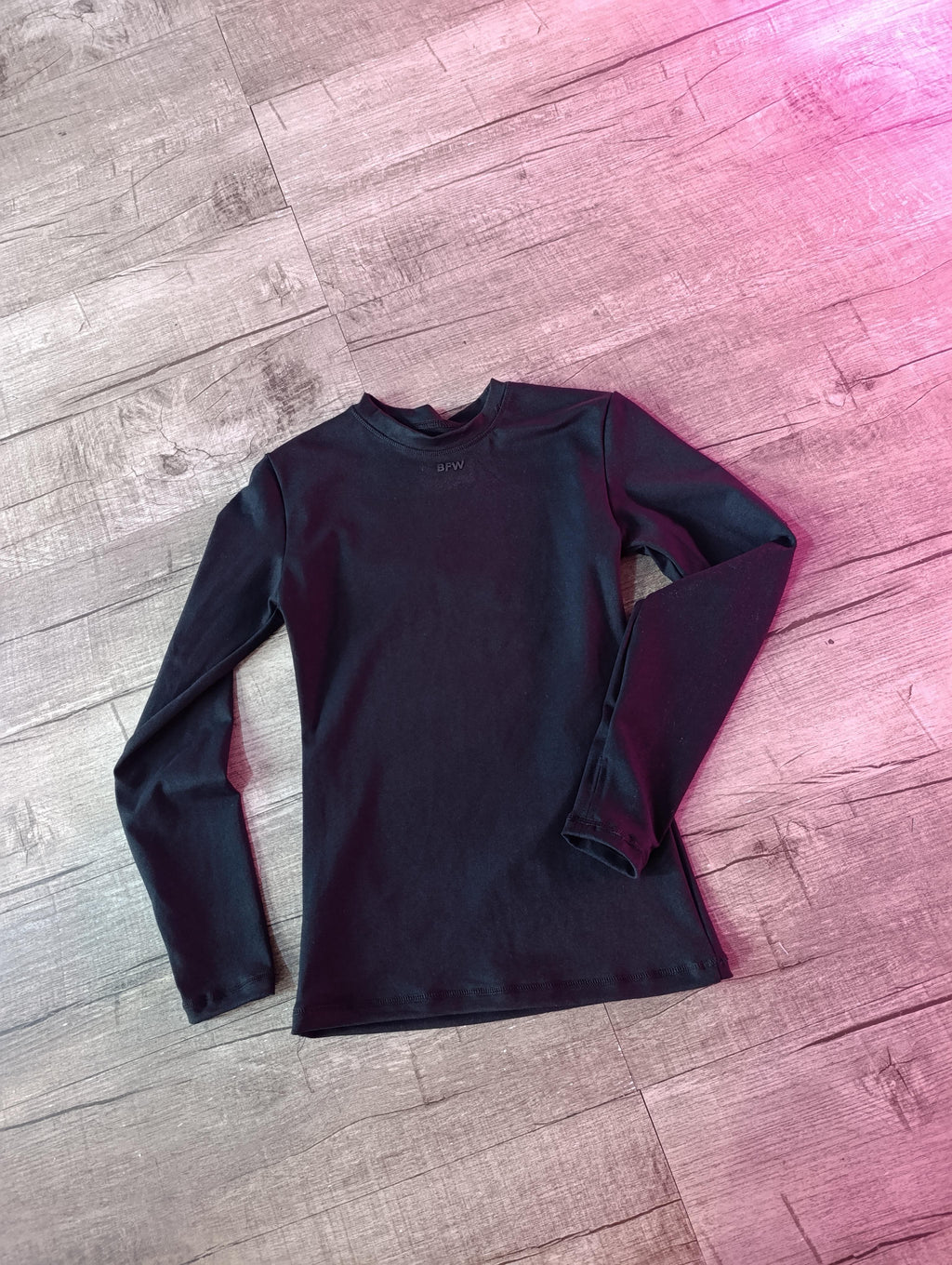 Tshirt faja manga larga negro