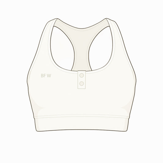 SPORTY TOP BROCHES HUESO