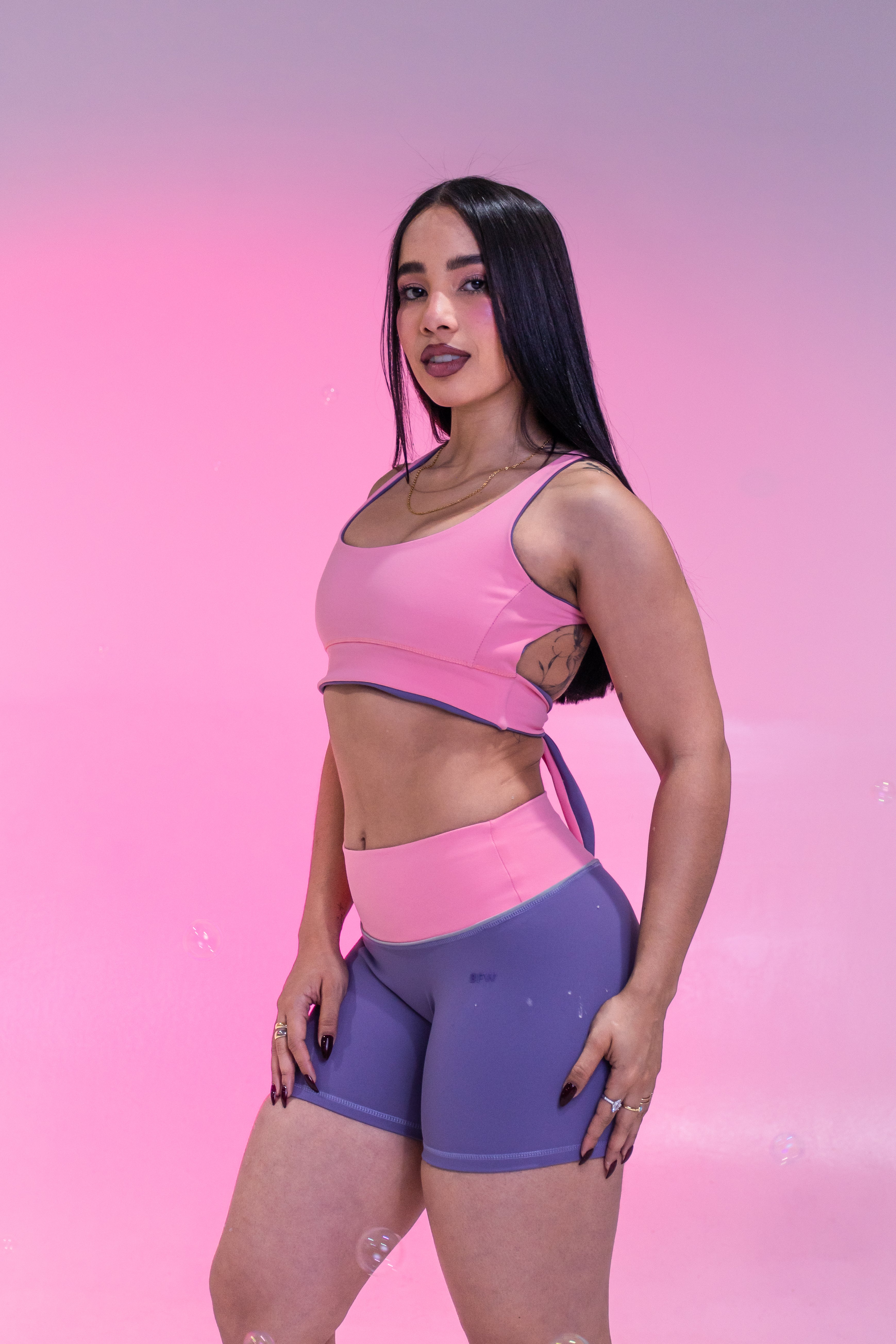 REVERSIBLE TOP PURPLE + PINK⭐️