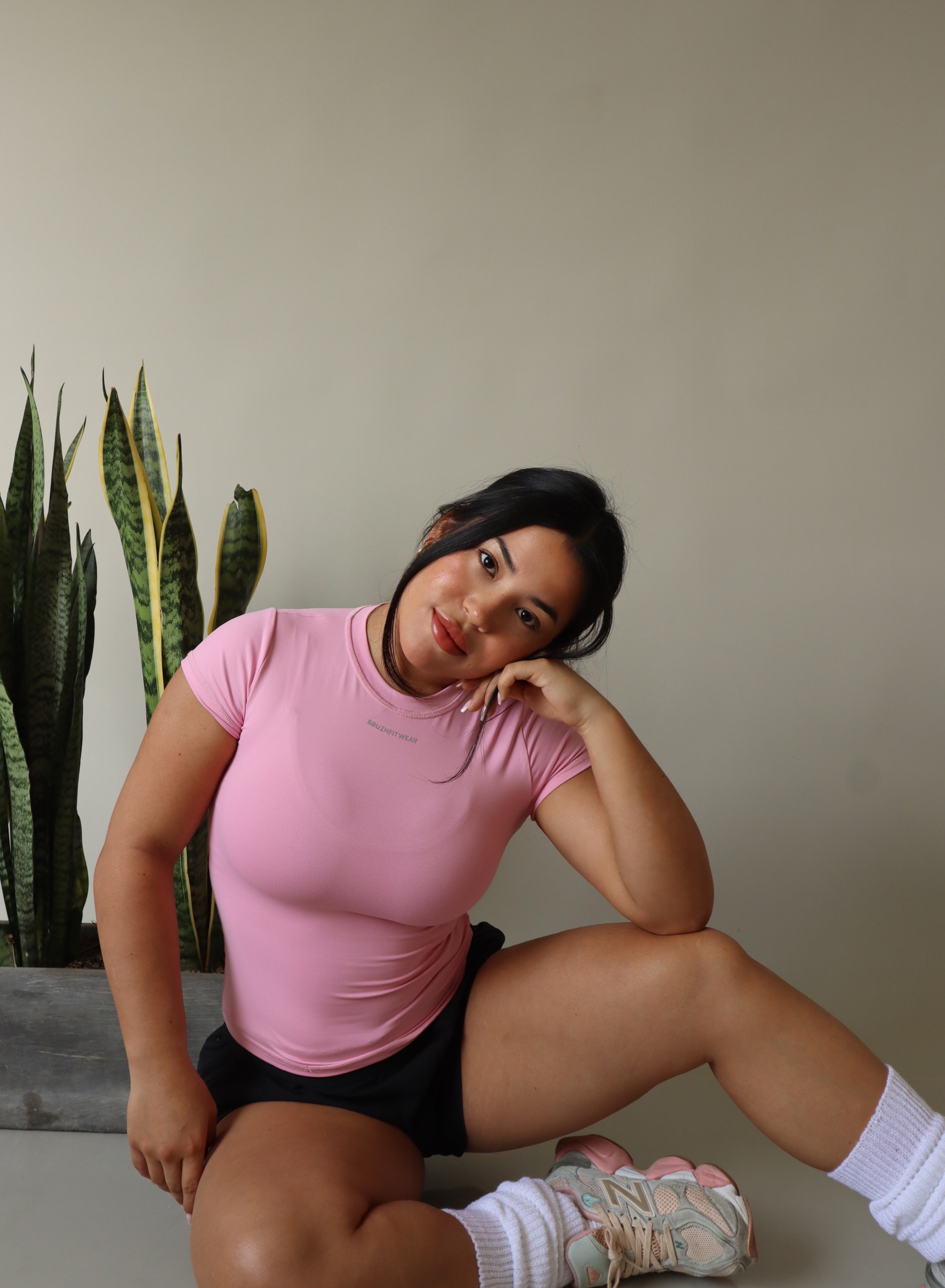 Pink basic tshirt