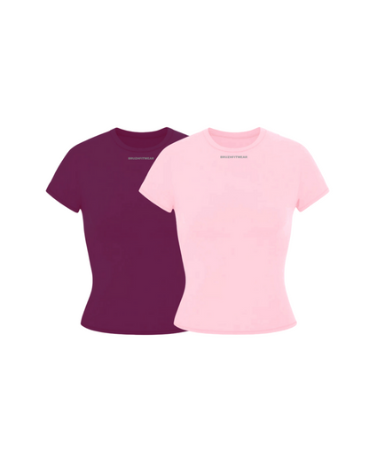 PACK x 2 basic tshirts color a elección