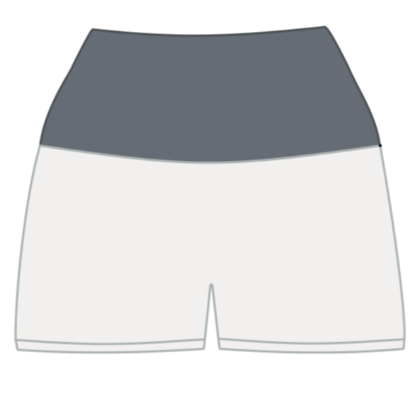 White + Gray clasic short
