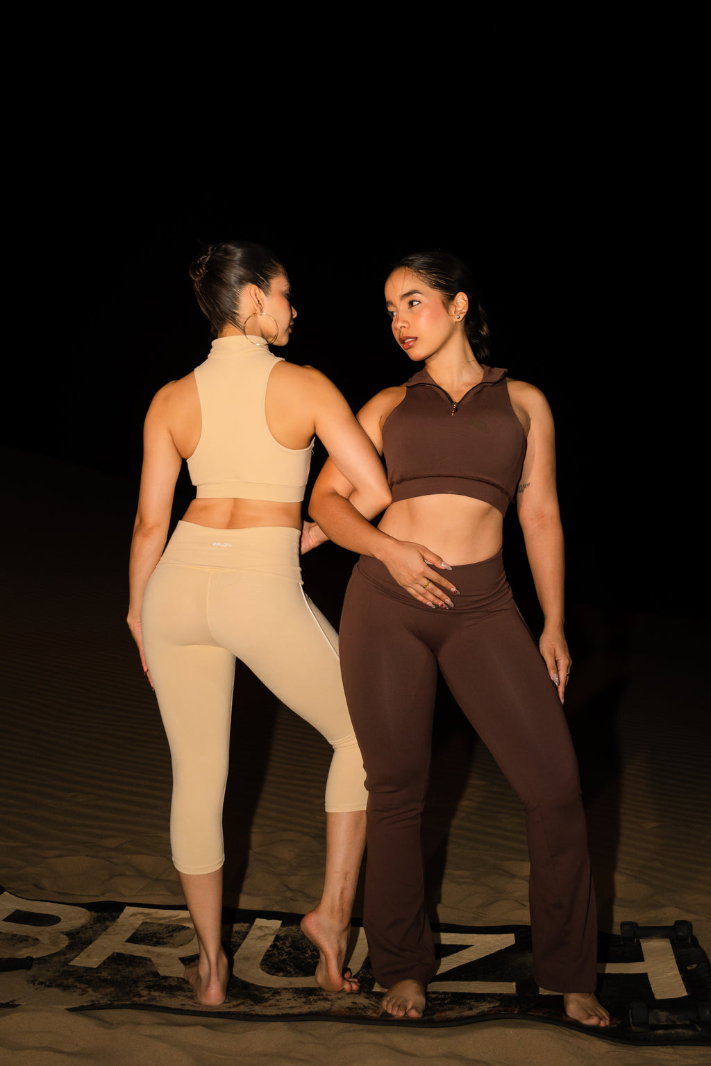 DARK BROWN FOLDOVER PANTS