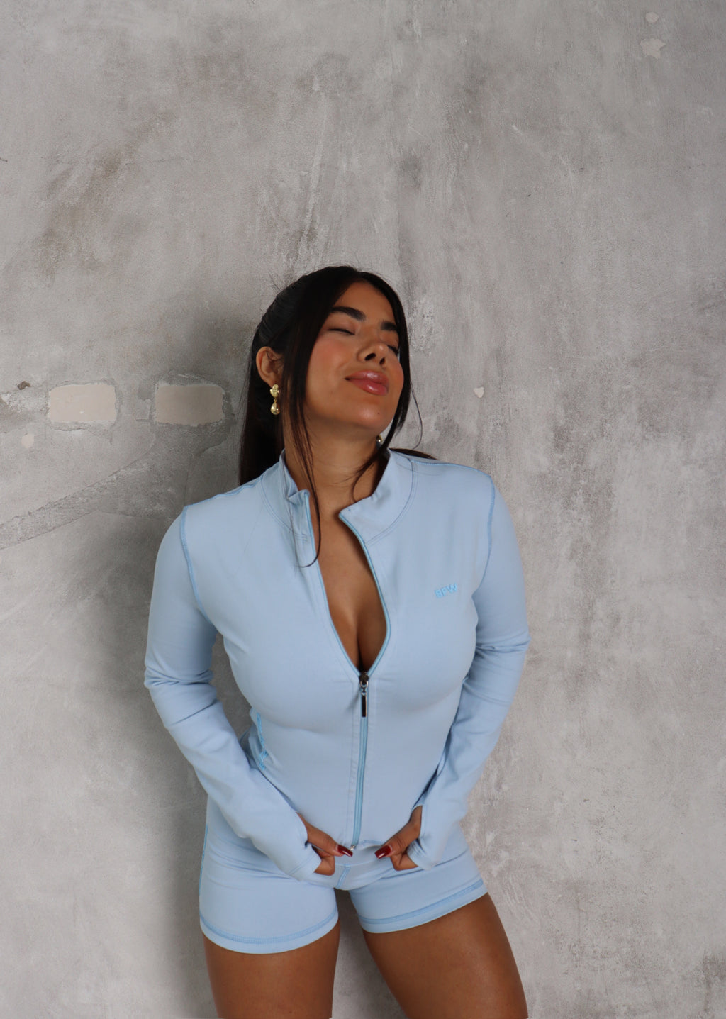 Soft baby blue Classic jacket