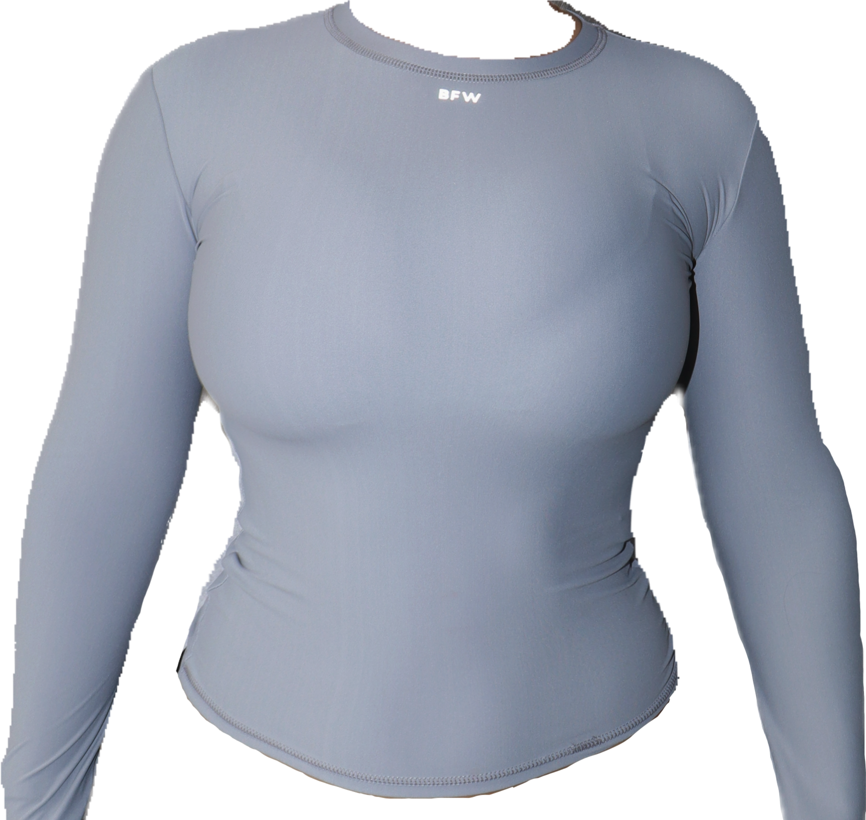 Camiseta manga larga gris