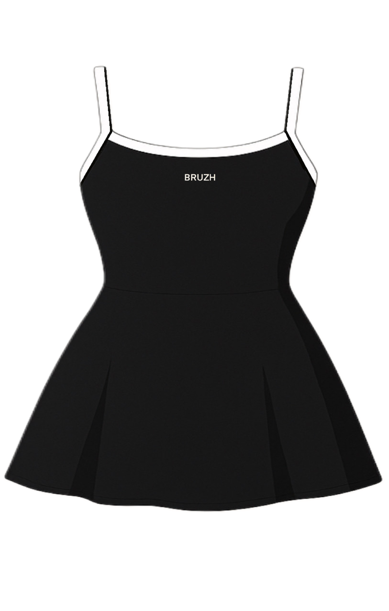 BLACK FAJA DRESS