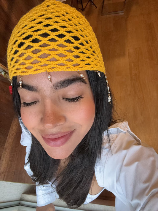 Gorrito crochet - MANGO GLOW