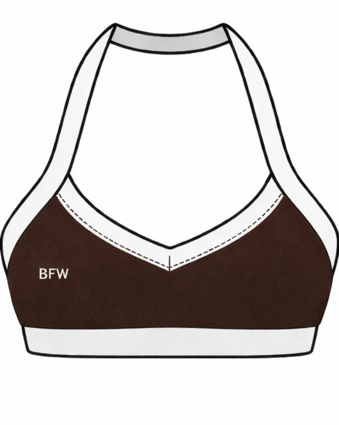 TOP MINIMALIST MARRÓN