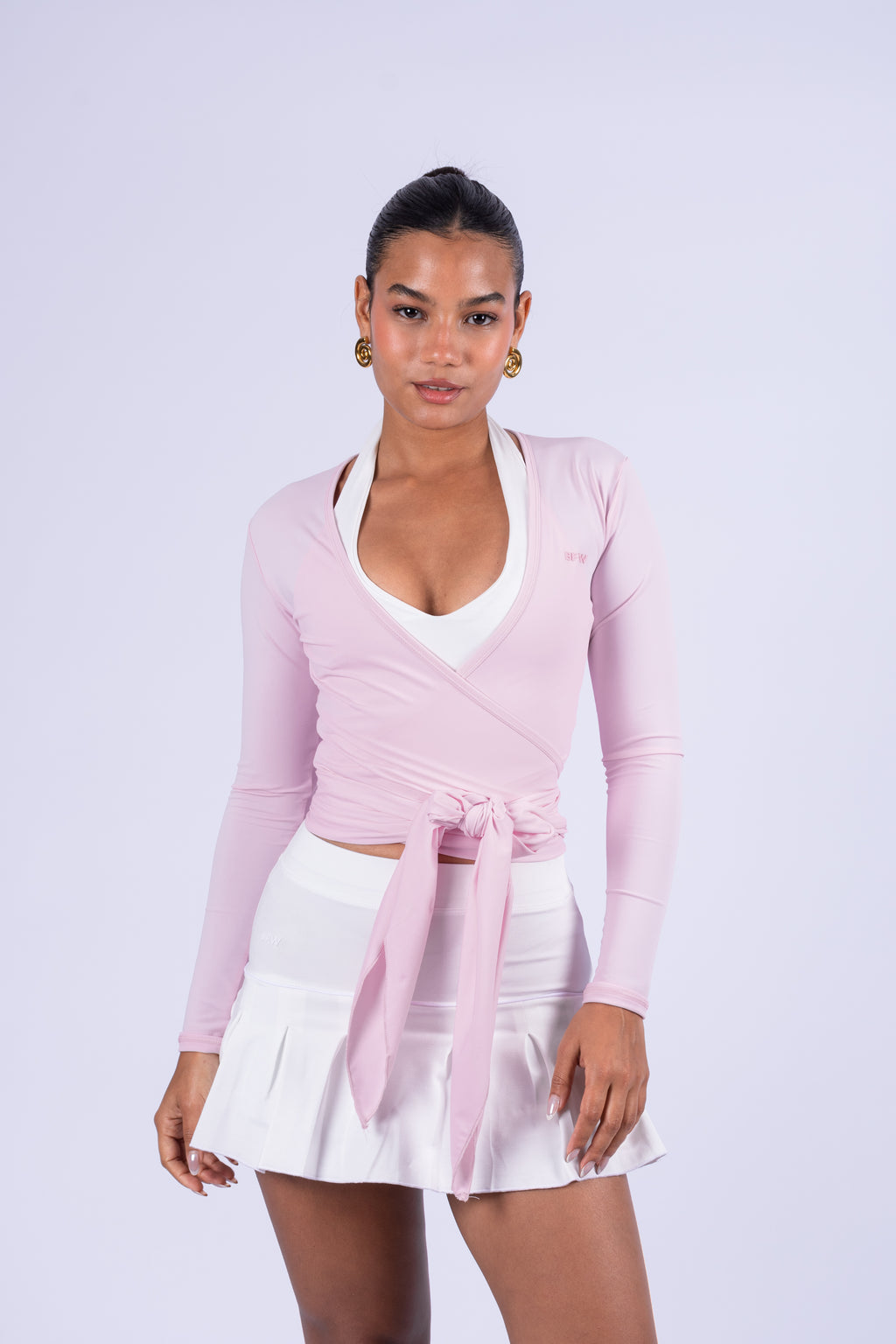 WRAP PINK TOP