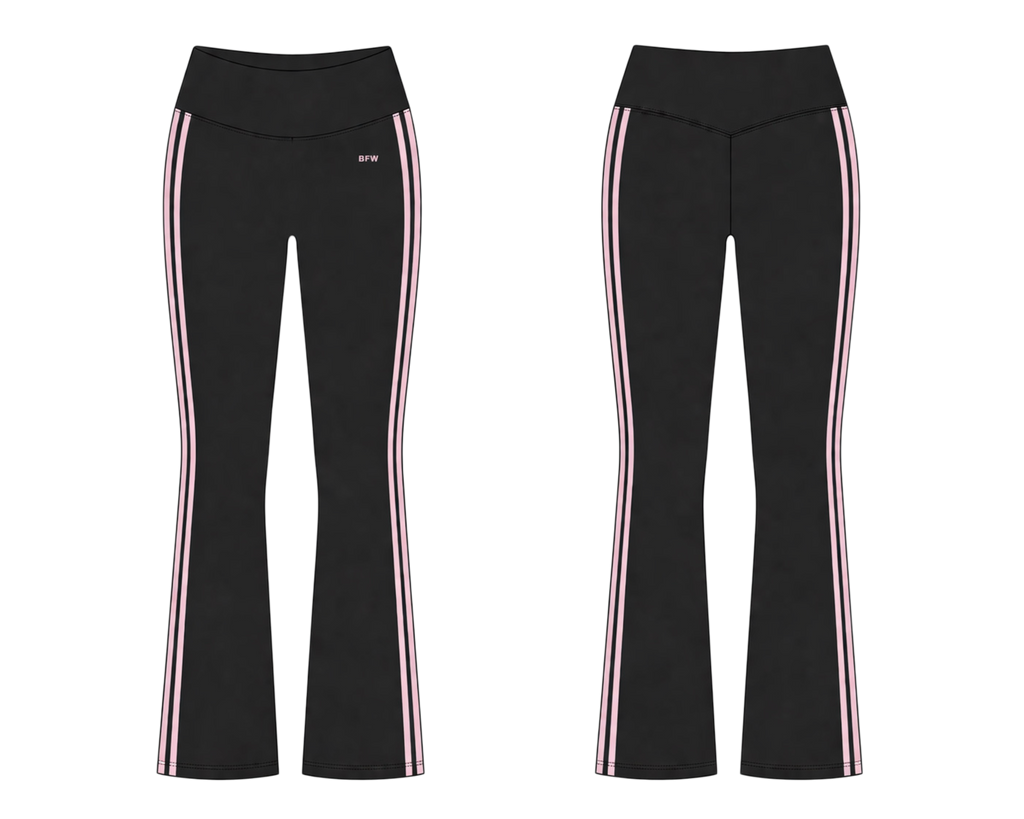 SPORTY PANT BLACK + PINK🎀🖤