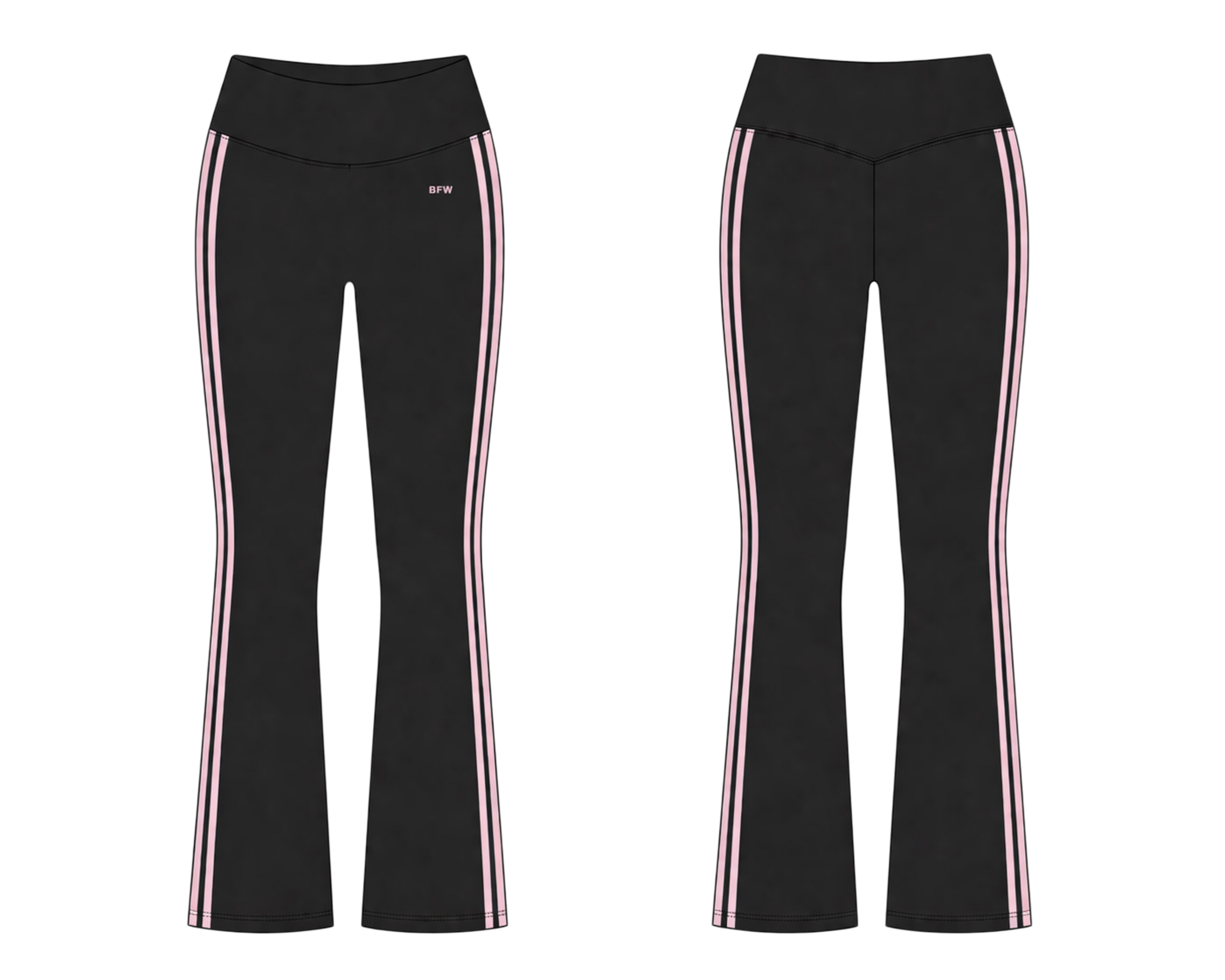 SPORTY PANT BLACK + PINK🎀🖤