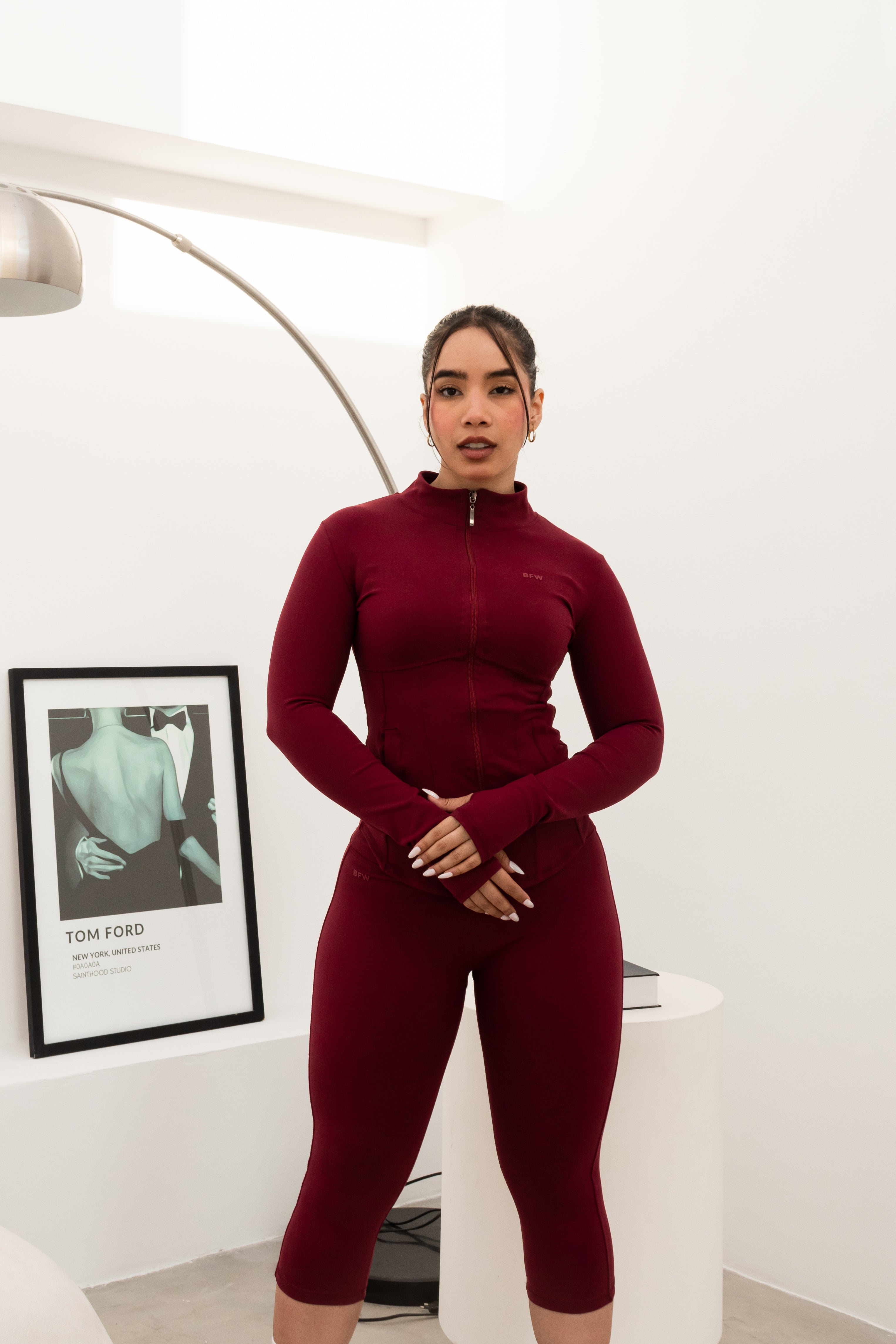 RED VELVET CORSET JACKET