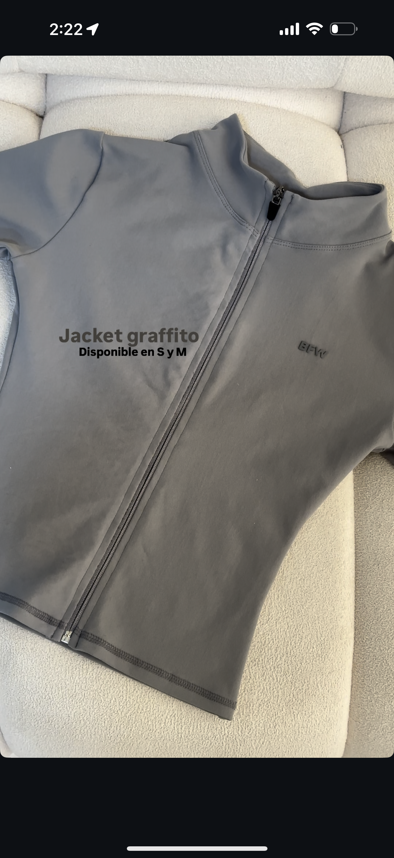 JACKET FAJA GRAFFITO