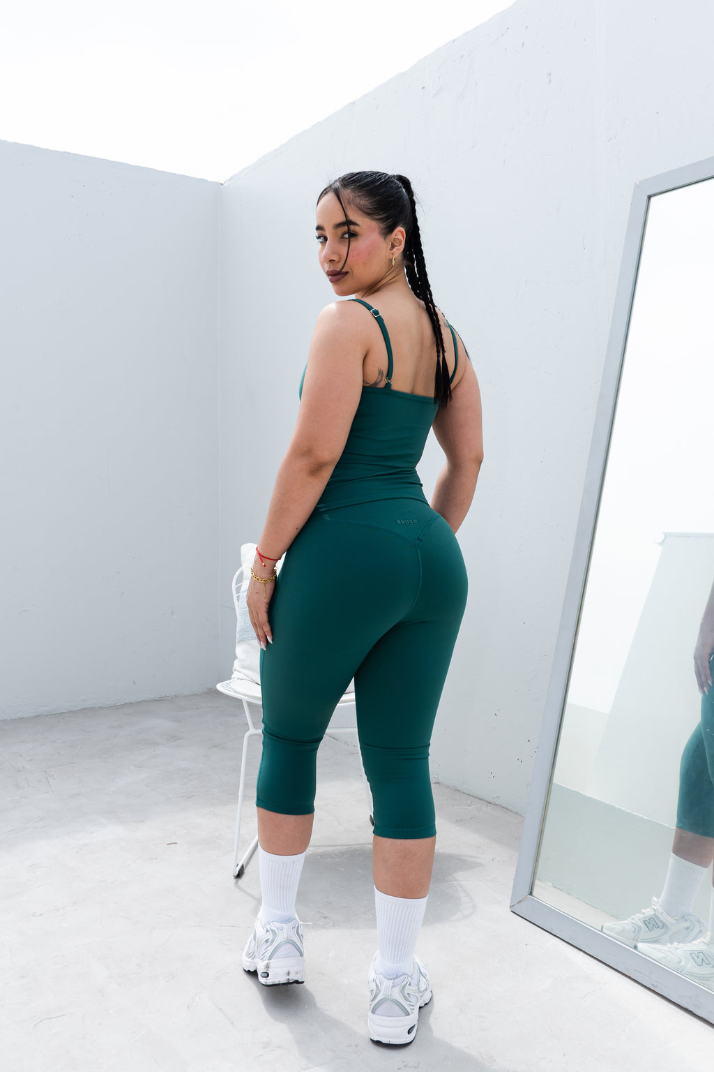 VERDE HOJA CAPRI LEGGIN