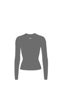 Camiseta manga larga gris