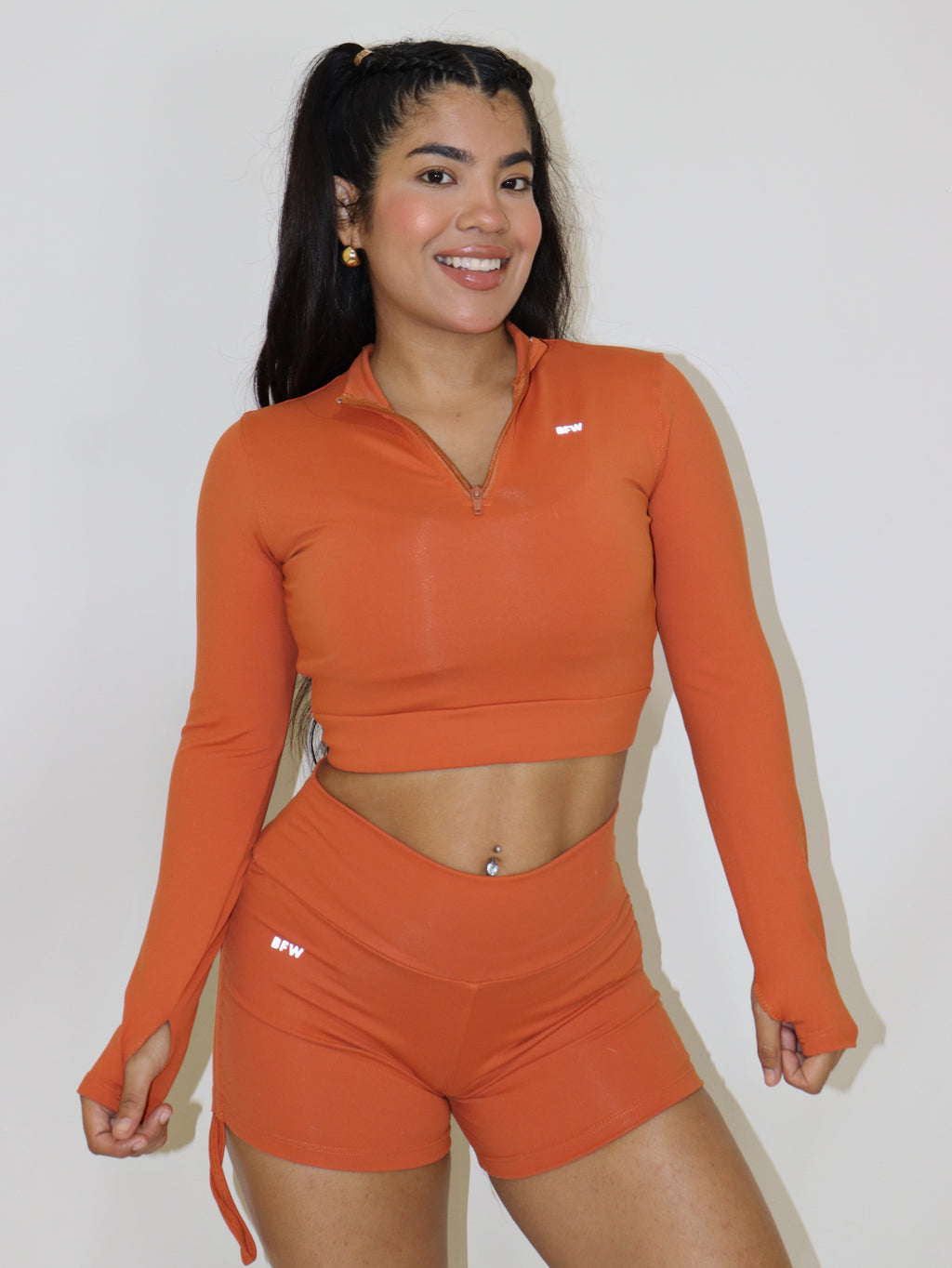 FIRE CROPPED JACKET CIERRE CORTO