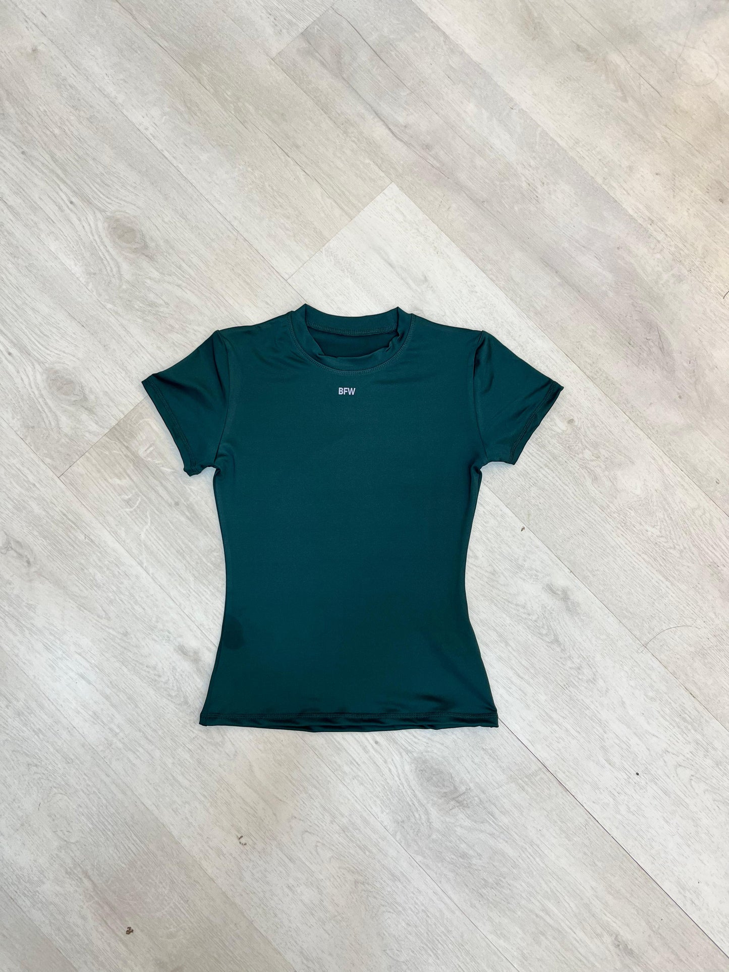 Basic tshirt verde botella