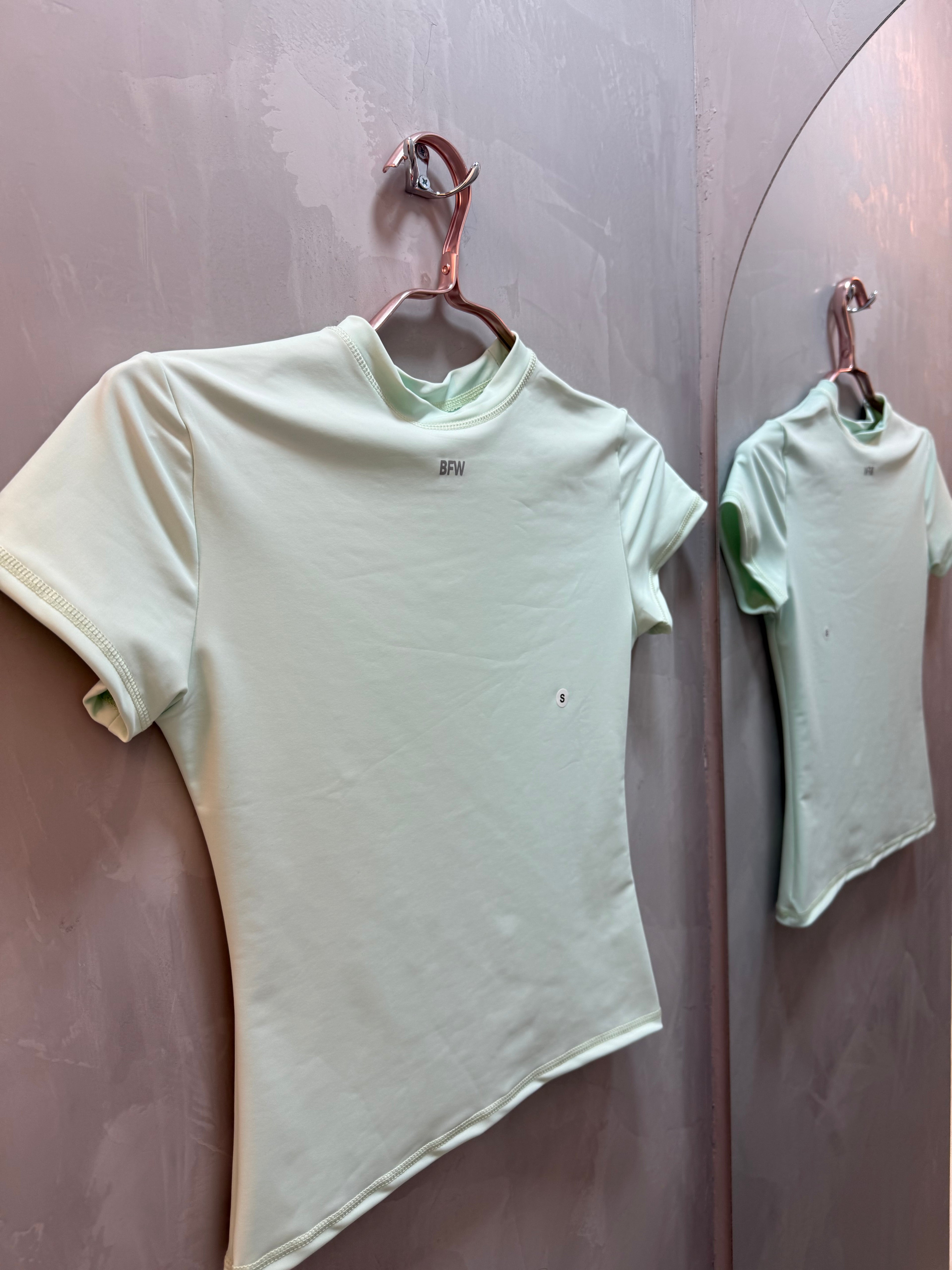 Basic tshirt verde agua