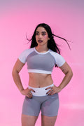 GRAY CROP TOP⭐️