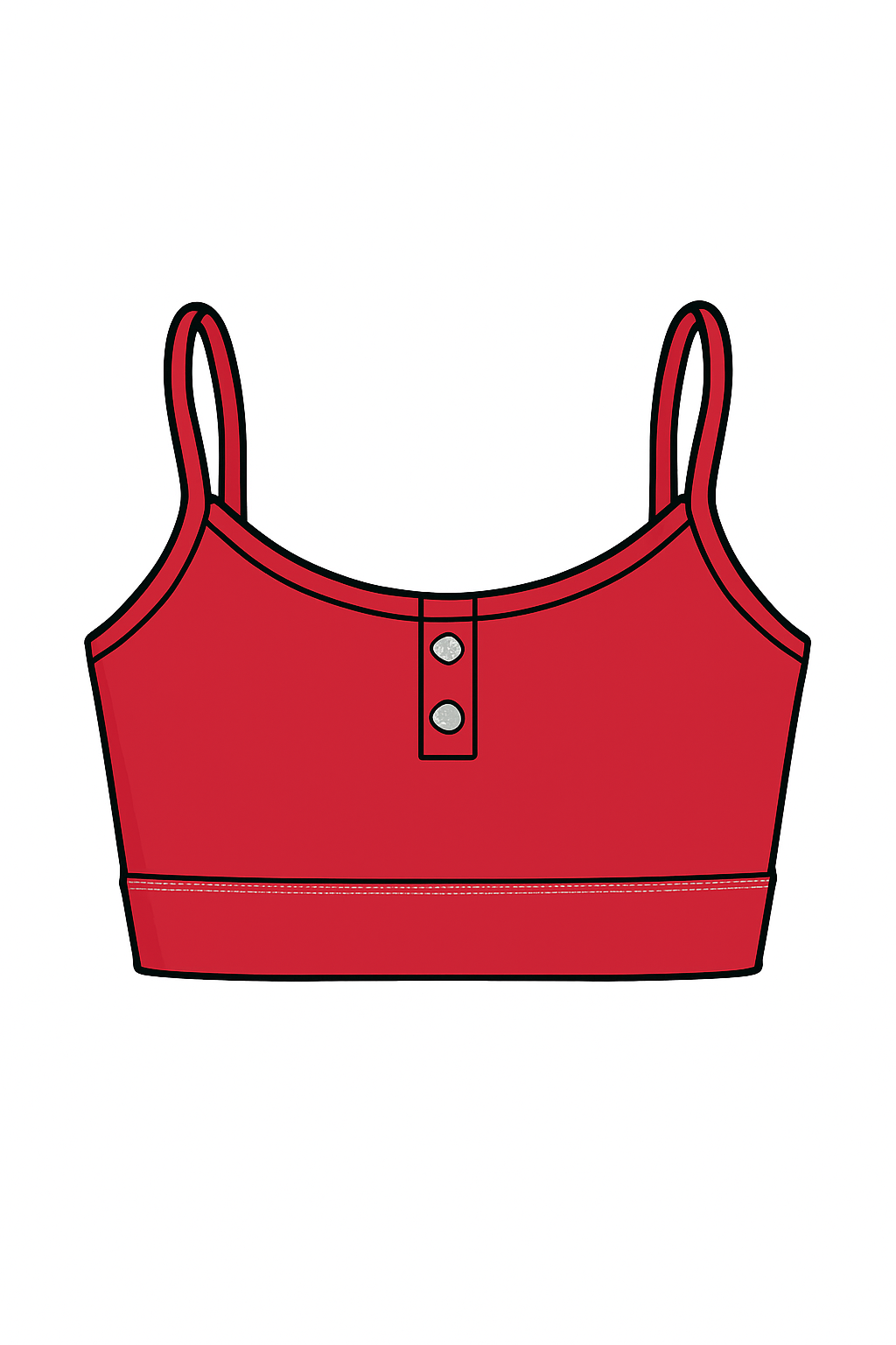 CHERRY RED TOP BOTONES