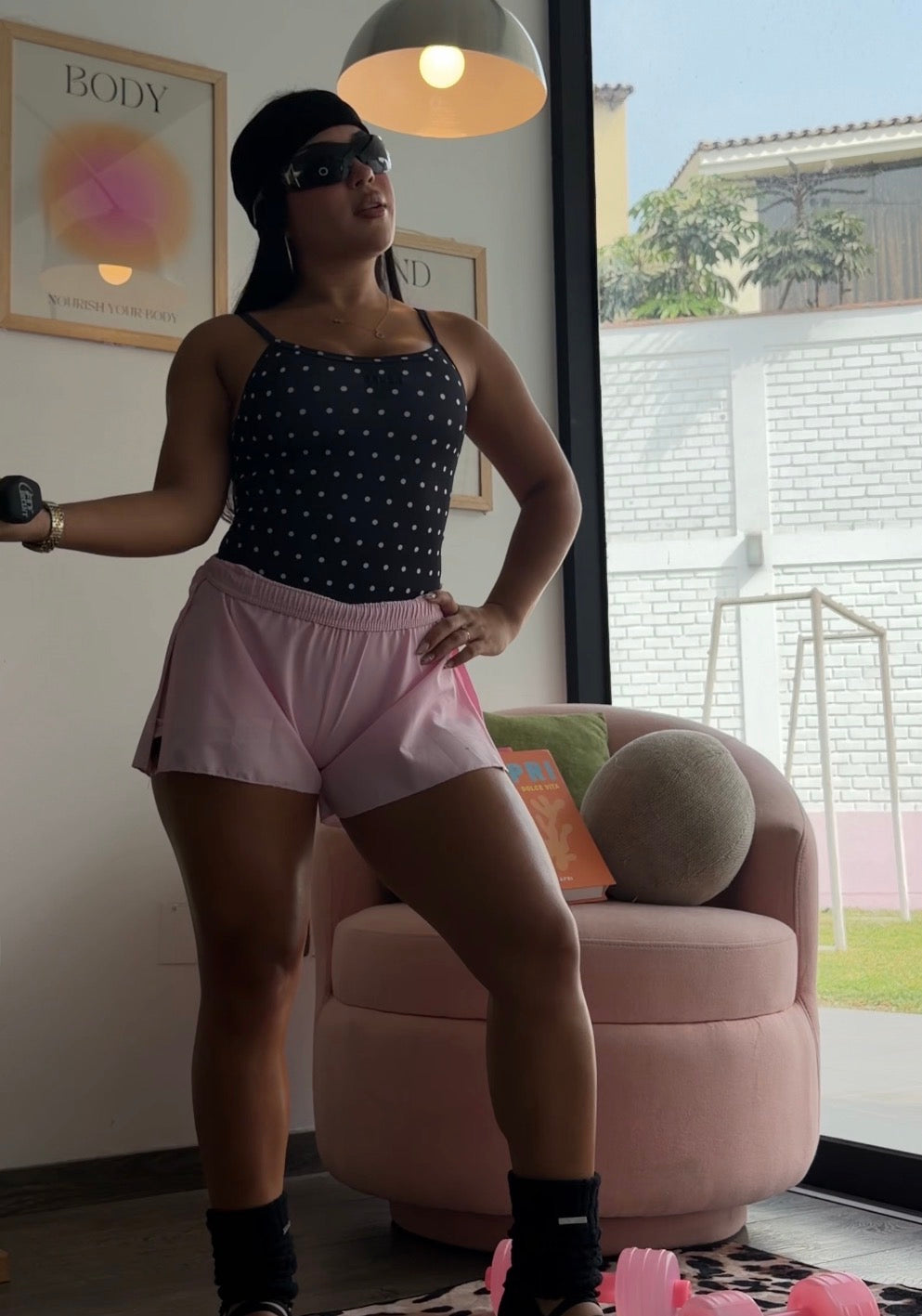 Run shorts Pink