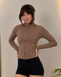 JACKET FAJA MOCCA