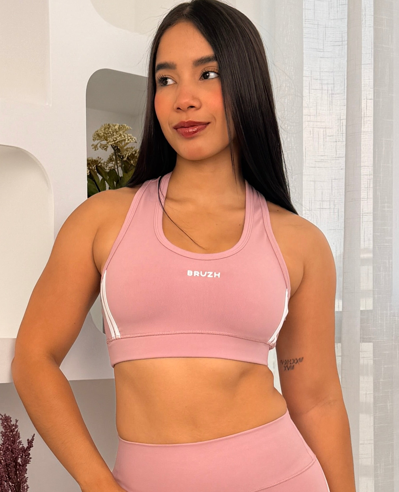 SPORTY TOP PALO ROSA