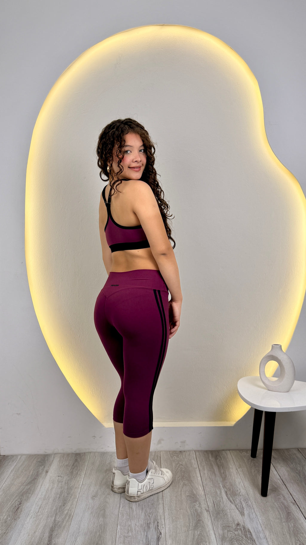 Sporty clasic bra uva Borgoña