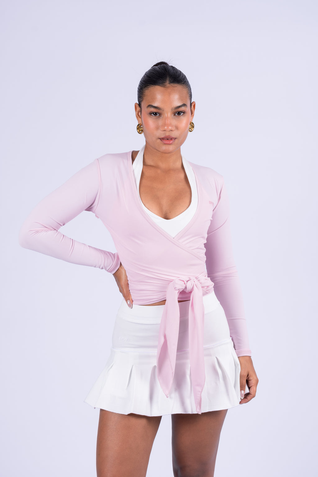 WRAP PINK TOP
