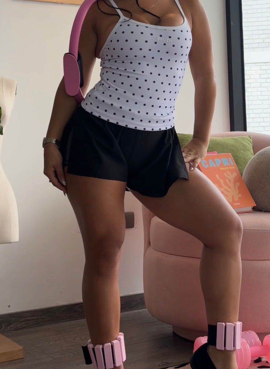 Run shorts black