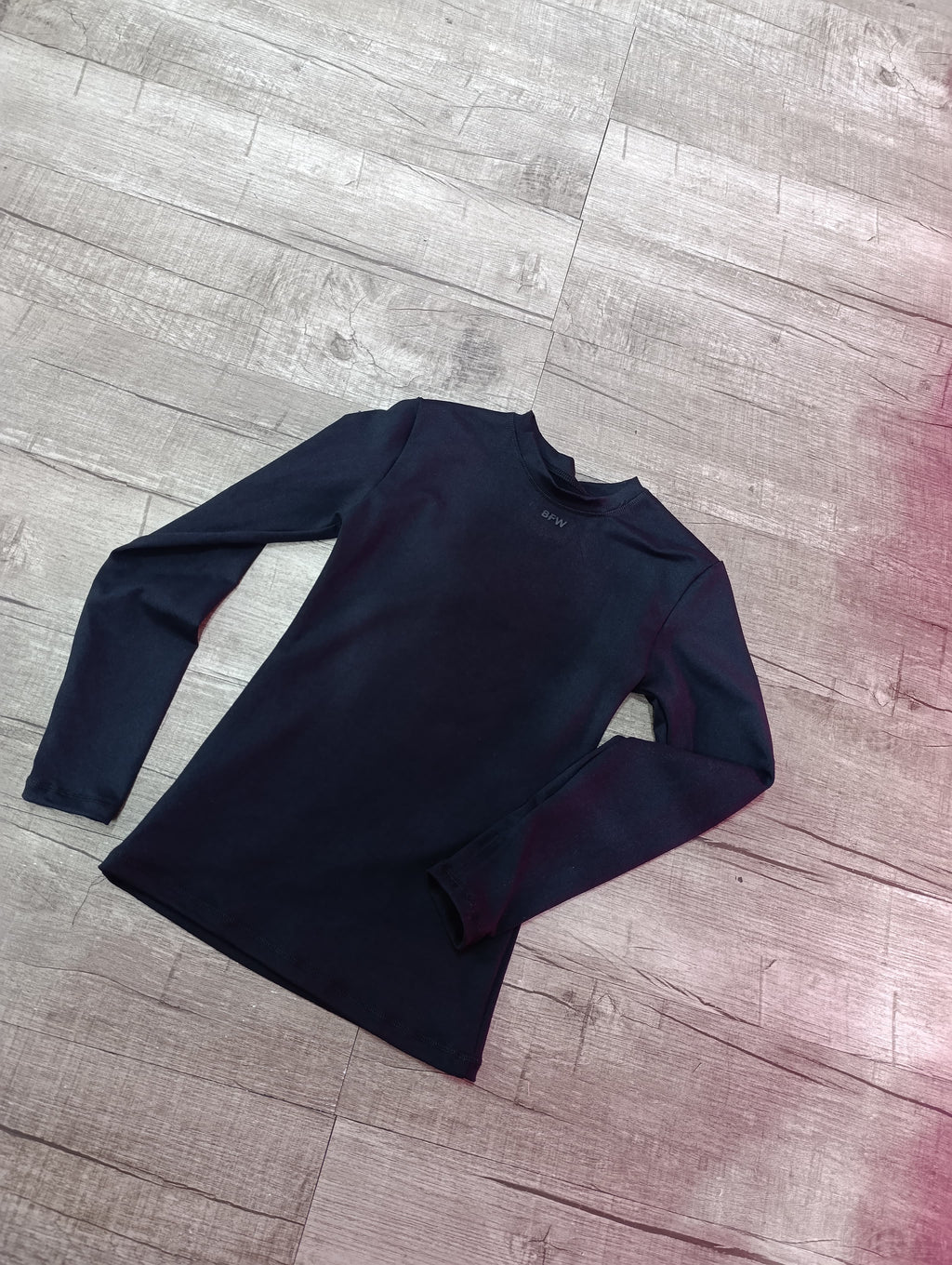 Tshirt faja manga larga negro