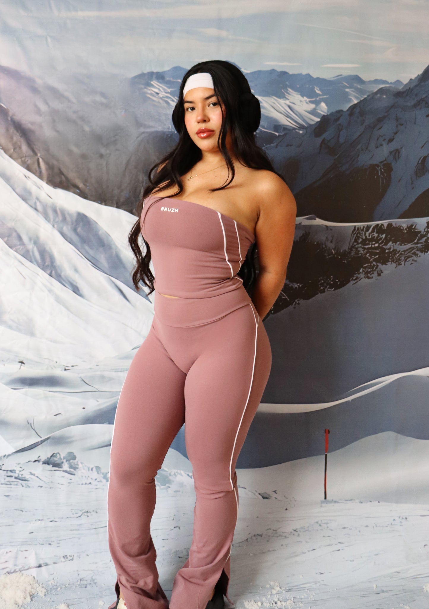 Marrón rosy pant