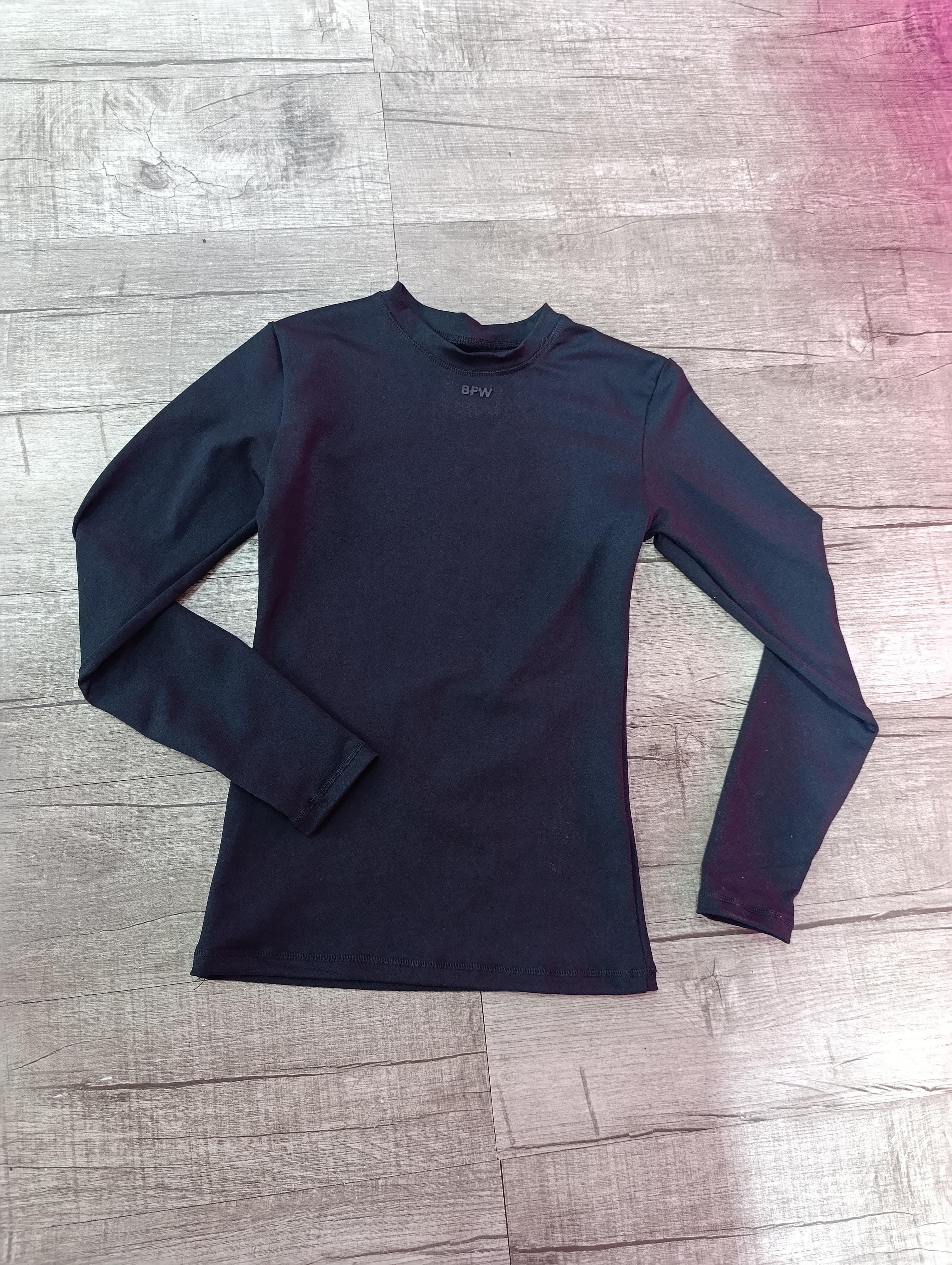 Tshirt faja manga larga negro