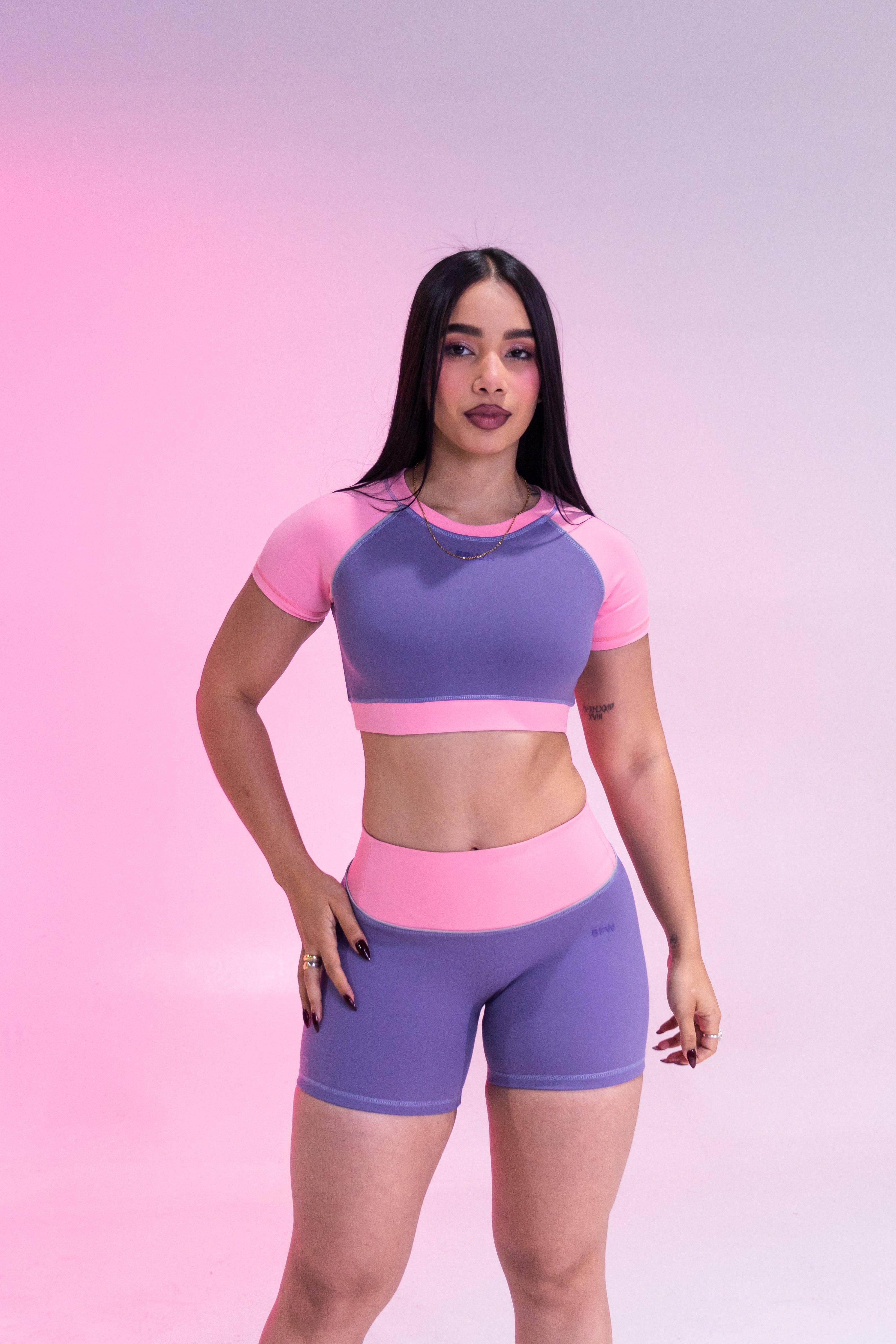 PURPLE CROP TOP⭐️