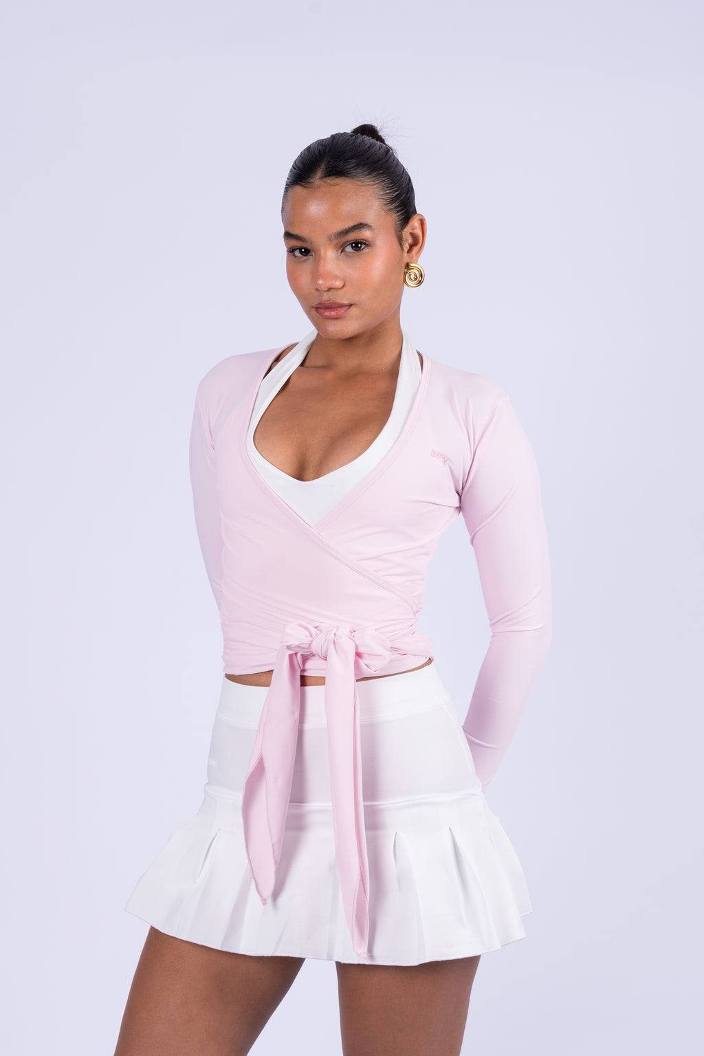 WRAP PINK TOP