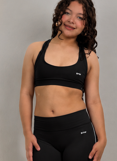 Support bra black